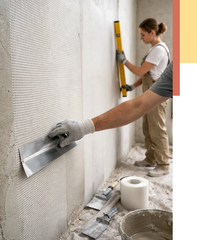 Армирование стен стеклосеткой в Кыштыме от 3324 руб. под ключ | ОТДЕЛОЧНИК-Кшт