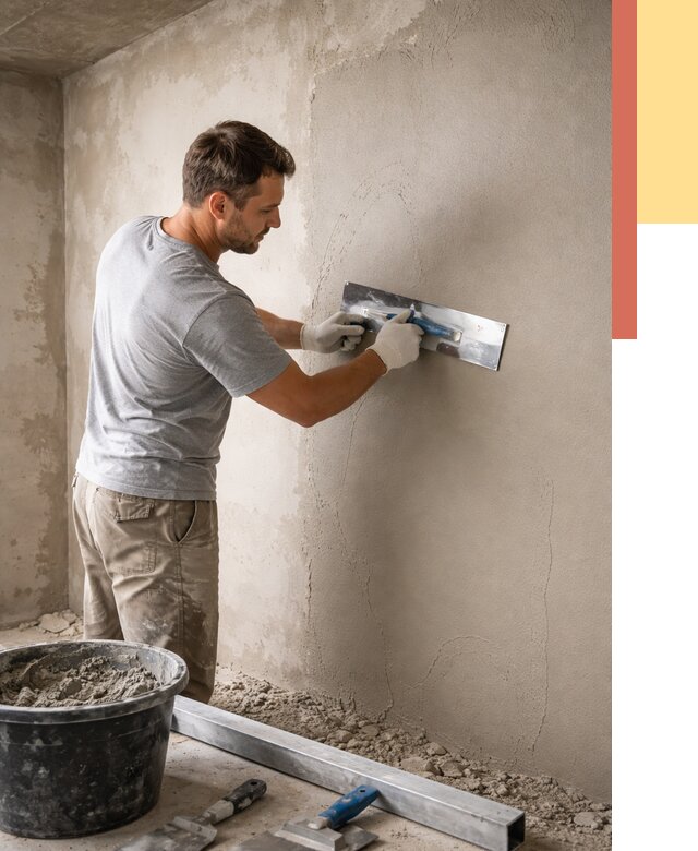 Штукатурка стен без маяков в Кыштыме от 7478 руб/м2 — услуги и цена | ОТДЕЛОЧНИК-Кшт