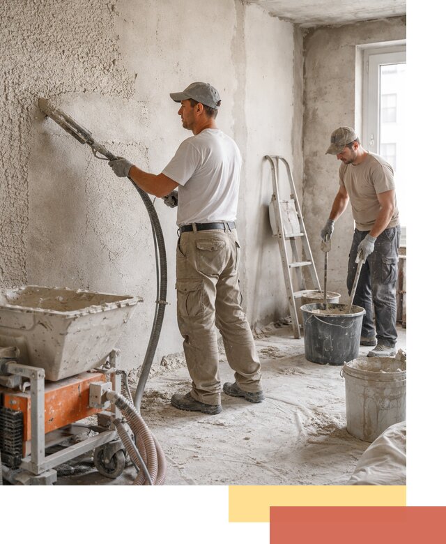 Машинная штукатурка стен в Кыштыме — быстро и качественно