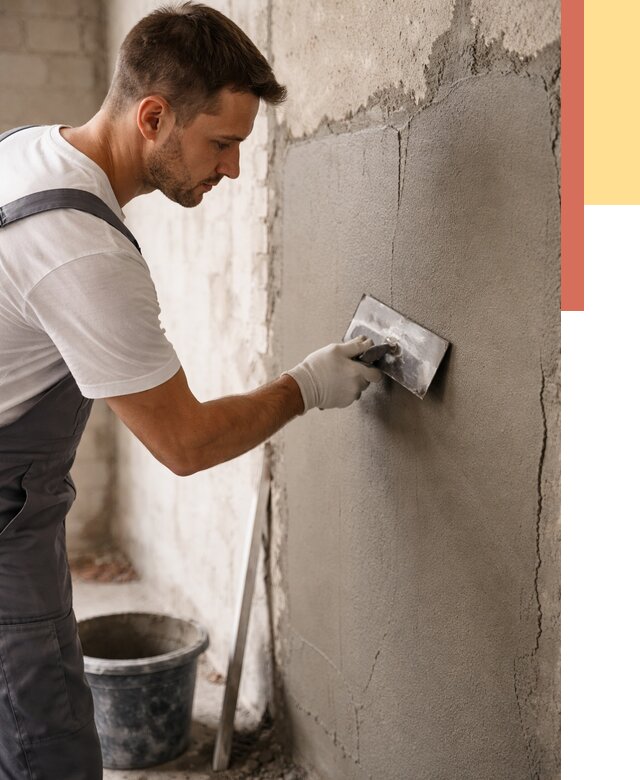 Штукатурка стен под плитку в Кыштыме от 4362 руб./м2 — выравнивание под плитку | ОТДЕЛОЧНИК-Кшт