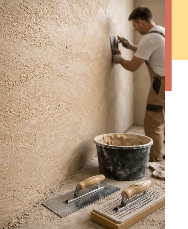 Декоративная штукатурка травертин в Кыштыме от 1869 руб/м2 — качественно и недорого | ОТДЕЛОЧНИК-Кшт