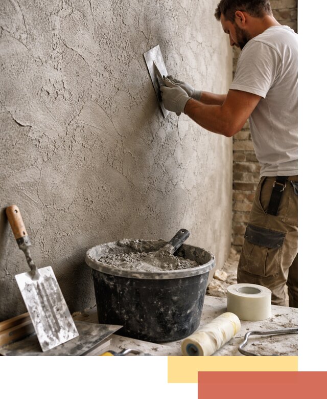 Декоративная штукатурка лофт в Кыштыме — отделка стен и потолков