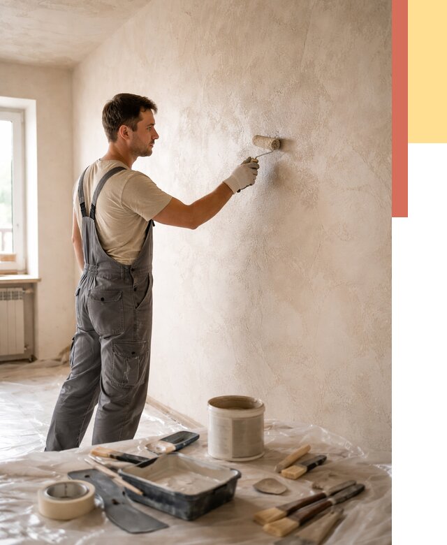 Нанесение лессирующей краски по декоративке в Кыштыме от 1818 руб. | ОТДЕЛОЧНИК-Кшт