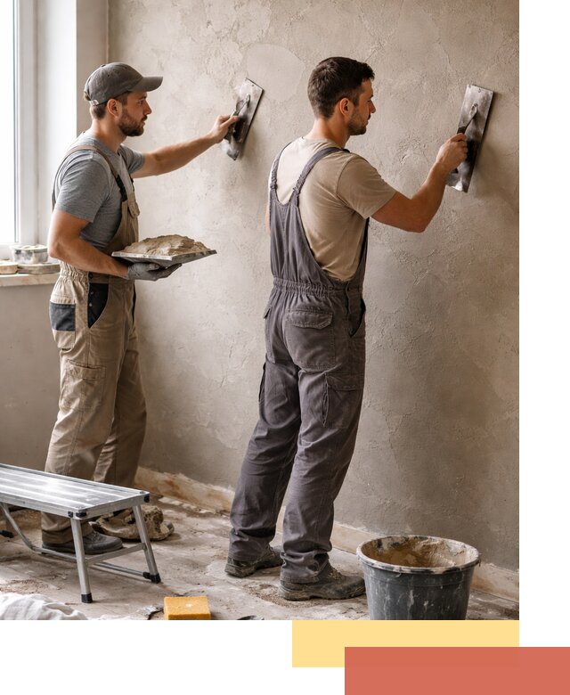 Ремонт декоративной штукатурки и восстановление фактуры в Кыштыме