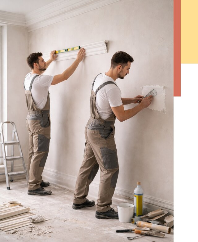 Монтаж лепнины на стены в Кыштыме от 4674 руб. — недорого, быстро | ОТДЕЛОЧНИК-Кшт