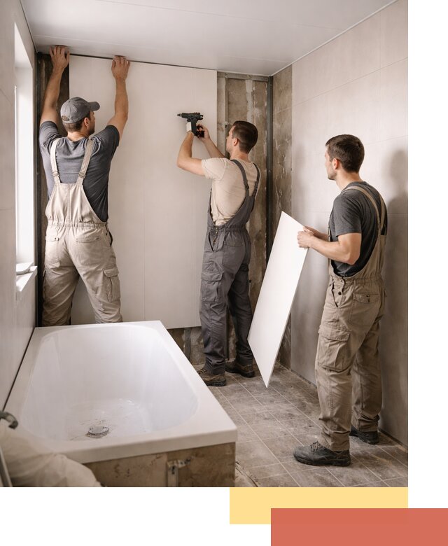 Отделка ванной панели ПВХ профессионально в Кыштыме