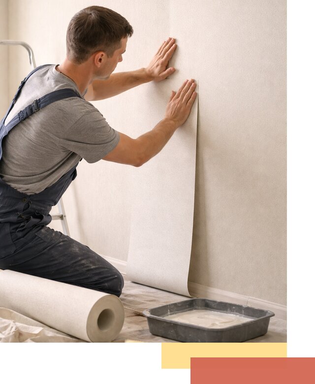 Поклейка флизелиновых обоев в Кыштыме качественно и быстро