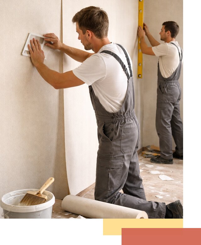 Поклейка бумажных обоев в Кыштыме качественно и недорого