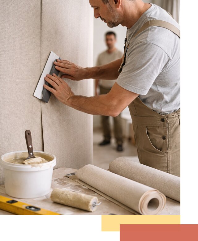 Поклейка текстильных обоев в Кыштыме профессионально и аккуратно