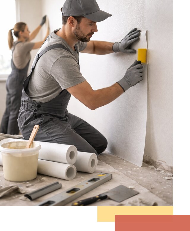 Поклейка стеклообоев профессионально в Кыштыме