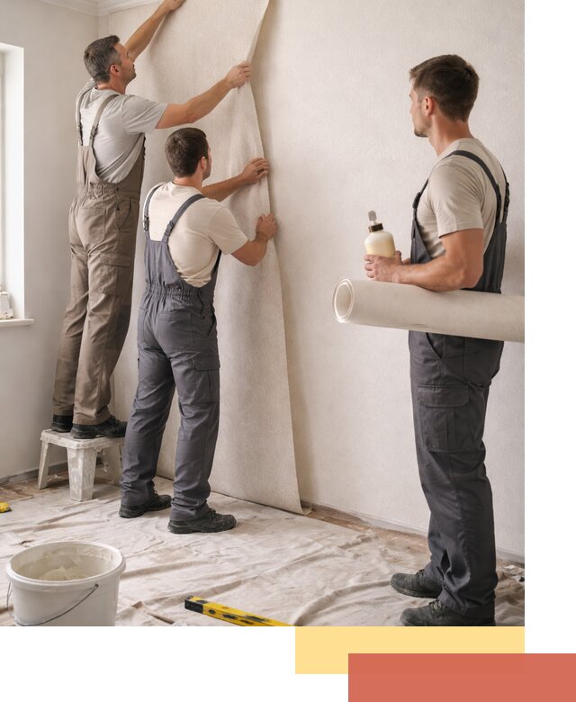 Оклейка стен обоями в Кыштыме — качественно и профессионально