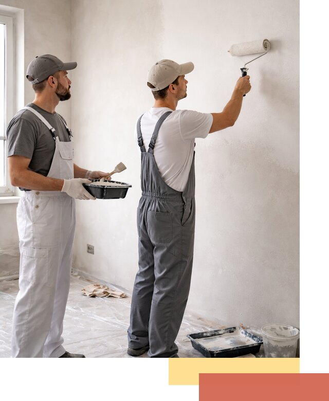 Покраска стен водоэмульсионной краской в Кыштыме