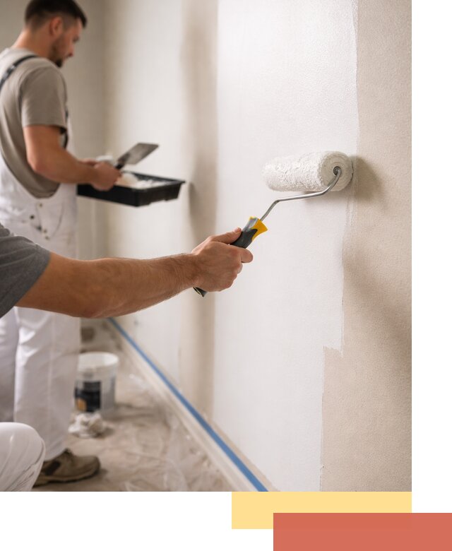 Покраска стен акриловой краской профессионально в Кыштыме