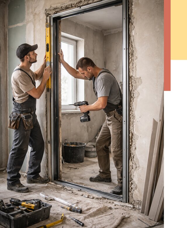 Закладка дверного проема в Кыштыме от 3635 руб. — быстро и недорого | ОТДЕЛОЧНИК-Кшт