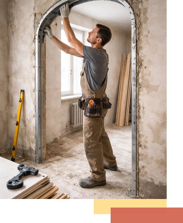 Устройство арочного проема в Кыштыме под ключ