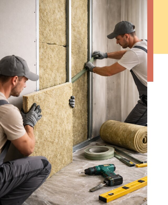 Шумоизоляция стен в Кыштыме под ключ от 1921 руб. | ОТДЕЛОЧНИК-Кшт