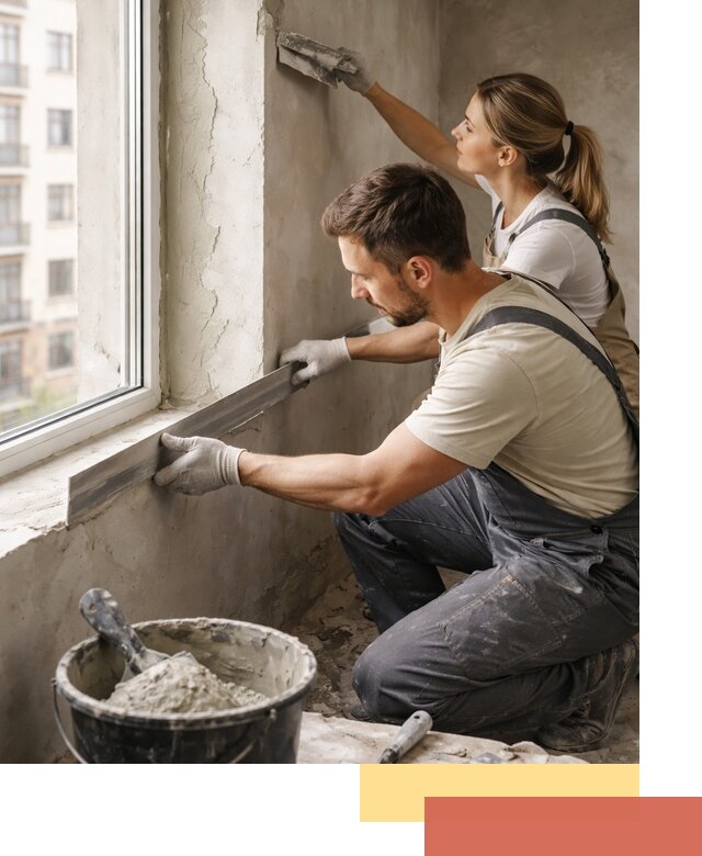 Штукатурка откосов дверей и окон профессионально в Кыштыме