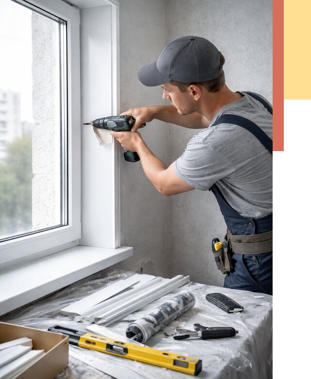 Установка пластиковых откосов в Кыштыме от 2337 руб. | ОТДЕЛОЧНИК-Кшт монтаж, быстро и недорого