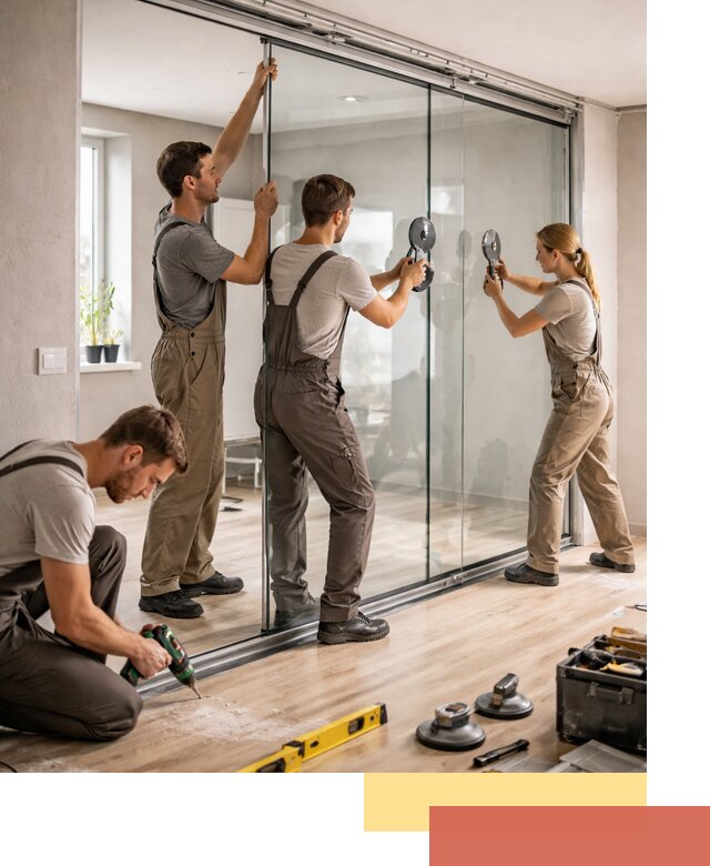 Изготовление стеклянных перегородок на заказ в Кыштыме