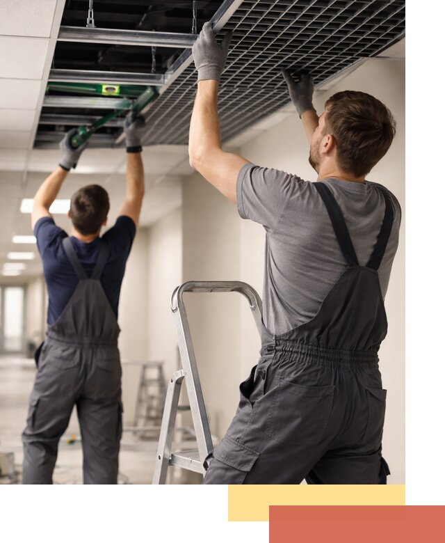 Монтаж потолка Грильято в Кыштыме: установка под ключ качественно