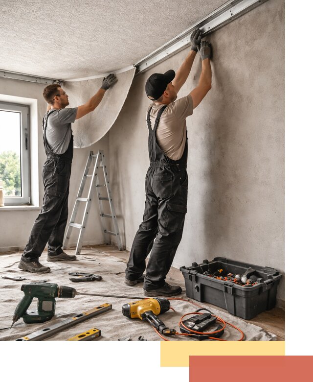 Монтаж фактурного натяжного потолка в Кыштыме качественно и быстро