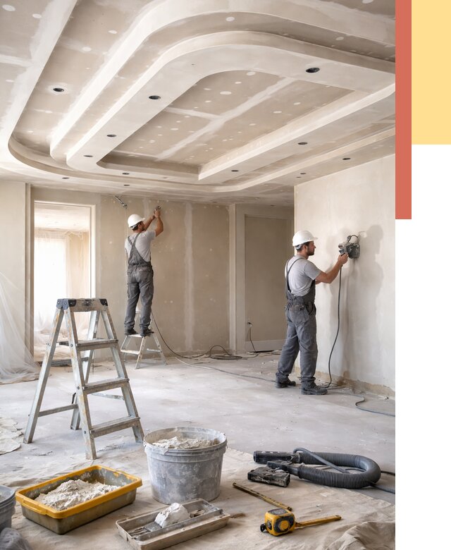 Многоуровневый потолок из гипсокартона в Кыштыме от 779 руб. под ключ | ОТДЕЛОЧНИК-Кшт