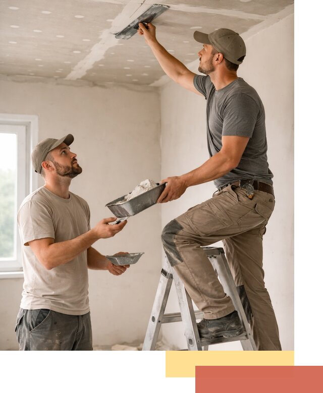 Шпаклевка потолка из гипсокартона в Кыштыме качественно и быстро