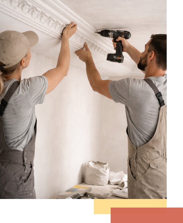 Профессиональный монтаж лепнины на потолок в Кыштыме