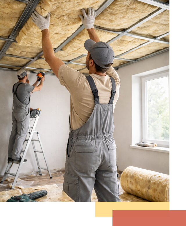 Утепление потолка под ключ в Кыштыме качественно и быстро