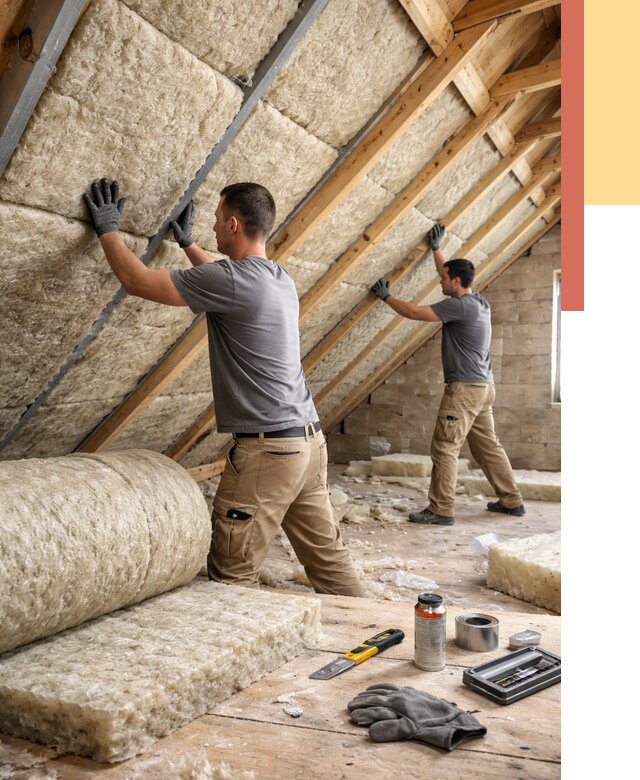 Утепление потолка минватой в Кыштыме от 1506 руб. — быстро и недорого | ОТДЕЛОЧНИК-Кшт