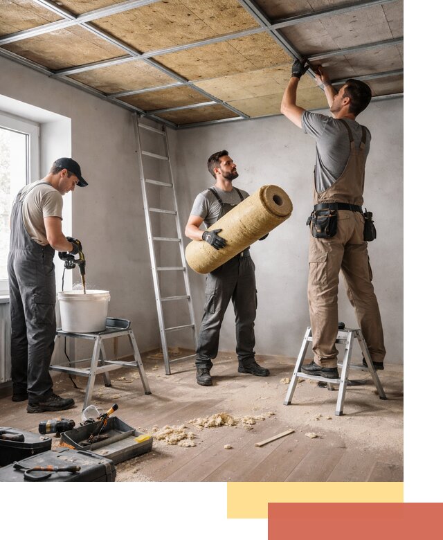 Шумоизоляция потолка в Кыштыме: профессиональный монтаж и отделка