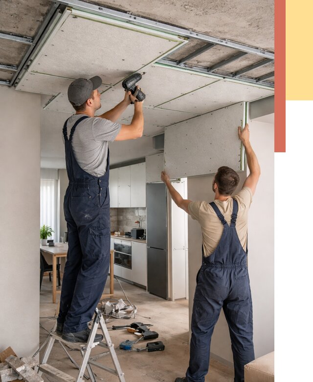 Шумоизоляция потолка панелями зипс в Кыштыме от 1921 руб. под ключ | ОТДЕЛОЧНИК-Кшт